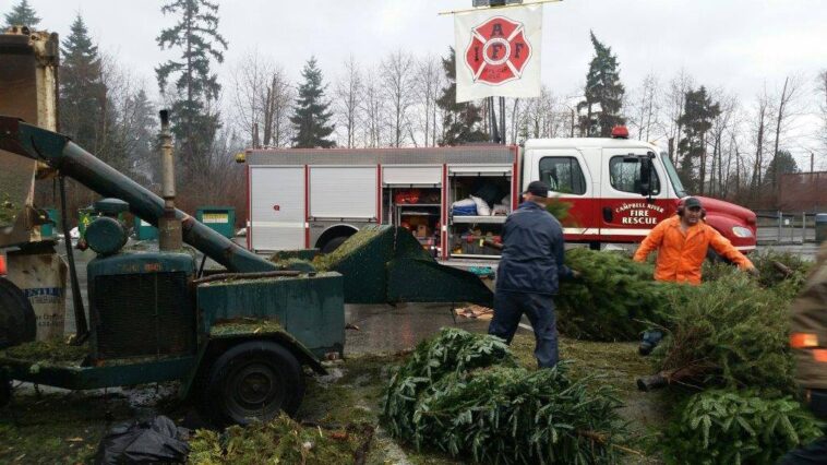 Come to the Christmas Tree Chipping Fundraiser on Saturday, Jan. 6 which takes place at the Sportsplex in Campbell River from 10 a.m. to 4 p.m. It is by donation. All proceeds support BC Professional Fire Fighters Burn Fund.