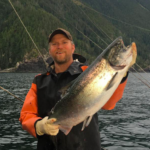 Check out Joel Collier's beautiful Chinook salmon. The Colliers, who own and operate the Lisa Jess, have gone against the trend by developing new products and strong customer relationships.