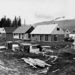 The Hullah Houses were built by the Hullah Construction Company Ltd., a Canadian construction firm founded by Norman W. Hullah in 1948. The company gained popularity for barging in pre-built houses and assembling them in Kitimat.