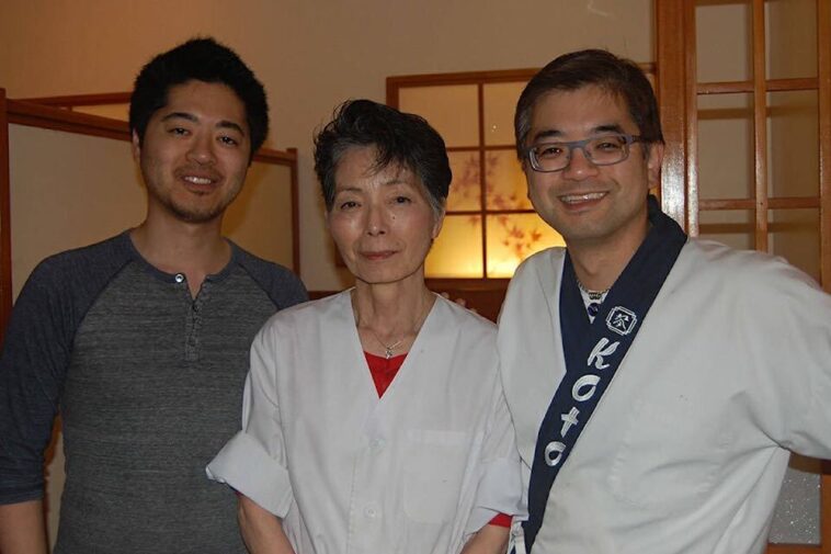 The owners of Koto Japanese restaurant in Campbell River, British Columbia