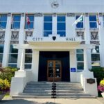 Front steps of city hall in Prince Rupert BC